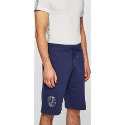 Versace Jeans - Szorty. Niebieskie spodenki i szorty męskie Versace Jeans, m, bez wzorów, z bawełny, casualowe. W wyprzedaży za 299,90 zł.