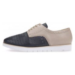 Geox Półbuty Damskie Kookean 41 Beżowy. Brązowe półbuty damskie Geox, bez wzorów, eleganckie, bez obcasa, bez zapięcia. W wyprzedaży za 374,00 zł.