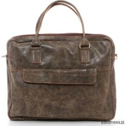 Torba męska na ramię skórzana brąz Belveder. Torby męskie skórzane Pakamera. Za 349,00 zł.