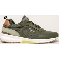 Pepe Jeans - Buty N°22 M. Czarne sneakersy męskie Pepe Jeans, z okrągłym noskiem, na sznurówki. W wyprzedaży za 279,90 zł.
