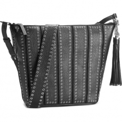 Torebka MICHAEL MICHAEL KORS - Brooklyn Grommet B30F6ABHL2S Black. Czarne torebki klasyczne damskie marki MICHAEL Michael Kors, bez wzorów, ze skóry, klasyczne, na ramię, bez dodatków. W wyprzedaży za 1499,00 zł.