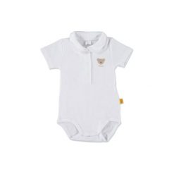 Body niemowlęce: STEIFF Girls Baby Body z rękawem 1/4 bright white