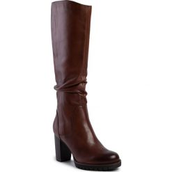Kozaki MARCO TOZZI - 2-25631-23 Cognac Antic 310. Pomarańczowe kozaki damskie Marco Tozzi, ze skóry, bez obcasa, bez zapięcia. Za 489,00 zł.
