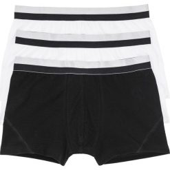 Bokserki (3 pary) bonprix czarno-biały. Czarne bokserki męskie bonprix. Za 26,97 zł.