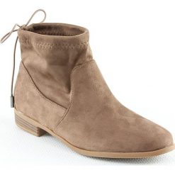 Botki damskie lity: Botki w kolorze khaki