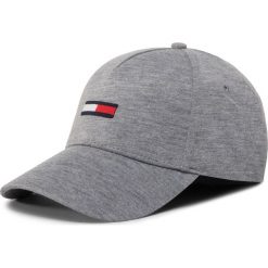 Czapka z daszkiem TOMMY JEANS - Tjm Flag Cap Jersey AM0AM06081 P01. Szare czapki męskie Tommy Jeans, bez wzorów, z poliesteru. Za 139,00 zł.