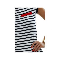 Tunika w marynarskie paski. Białe tuniki damskie Knitcat, l, w paski. Za 119,00 zł.
