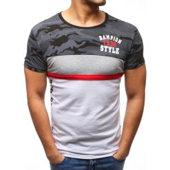 T-shirty męskie z nadrukiem: T-shirt męski z nadrukiem czarny (rx2759)