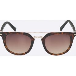 Guess Jeans - Okulary GG2129. Żółte okulary przeciwsłoneczne męskie marki Guess Jeans, z jeansu, owalne. W wyprzedaży za 249,90 zł.