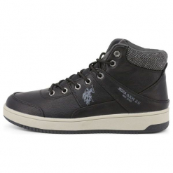 U.S. Polo Assn. Tenisówki Męskie Wolf 42 Czarne. Czarne trampki męskie U.S. Polo Assn., bez wzorów, bez zapięcia. W wyprzedaży za 226,00 zł.