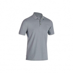 Koszulka polo do golfa 900 męska. Szare koszulki polo INESIS, m, z elastanu. Za 79,99 zł.