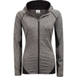 Bluza treningowa damska BLDF601 - ciemny szary melanż - Outhorn. Szare bluzy damskie Outhorn, bez wzorów, bez rękawów, bez kaptura. W wyprzedaży za 79,99 zł.