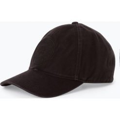 Marc O'Polo - Męska czapka z daszkiem, czarny. Czarne czapki z daszkiem męskie marki Marc O'Polo, z aplikacjami, z bawełny, eleganckie. Za 129,95 zł.