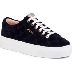 Sneakersy JOOP! - Serale 4140004950 Dark Blue 402. Niebieskie półbuty damskie JOOP!, bez wzorów, ze skóry, bez obcasa, na koturnie, bez zapięcia. Za 599,00 zł.