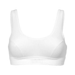 Sloggi Biustonosz Double Comfort biały female biały 42. Białe biustonosze sportowe damskie Sloggi, s, bez wzorów, z bawełny. Za 79,00 zł.