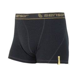 Sensor Bokserki Merino Df M Black Xl. Czarne slipy męskie termoaktywne Sensor, xl, z wełny. W wyprzedaży za 75,00 zł.