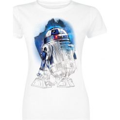 T-shirty damskie: Star Wars Episode 8 – The Last Jedi – R2D2 Koszulka damska biały