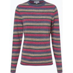 Brookshire - Sweter damski, niebieski. Czarne swetry klasyczne damskie marki brookshire, m, w paski, z dżerseju. Za 229,95 zł.