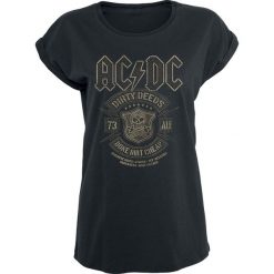 AC/DC Done Cheap Koszulka damska czarny. Czarne bluzki damskie marki AC/DC, l. Za 79,90 zł.