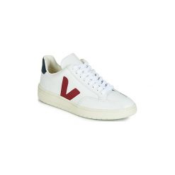 Buty Veja V-12 LEATHER. Białe trampki i tenisówki damskie Veja, bez wzorów, bez zapięcia. Za 539,00 zł.