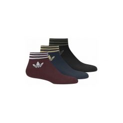 Skarpety adidas Trefoil ANK STR Calcetines. Czarne skarpetki męskie Adidas, bez wzorów. Za 54,79 zł.
