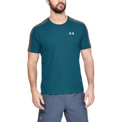 Under Armour Speed Stride Koszulka Niebieski Zielony. Niebieskie podkoszulki męskie Under Armour, l, bez wzorów, z poliesteru, z krótkim rękawem. Za 137,95 zł.