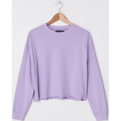 Koszulka longsleeve - Fioletowy. Fioletowe koszulki damskie House, s, bez wzorów, bez kołnierzyka, bez rękawów. Za 29,99 zł.