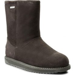 Buty EMU AUSTRALIA - Paterson Classic Lo W11590 Charcoal. Szare kozaki damskie EMU Australia, ze skóry, na niskim obcasie, bez zapięcia. W wyprzedaży za 339,00 zł.