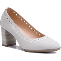 Półbuty HISPANITAS - Rosa-7 PHV98442 Perla. Szare półbuty damskie Hispanitas, z aplikacjami, ze skóry, eleganckie, bez obcasa, na obcasie, bez zapięcia. W wyprzedaży za 289,00 zł.