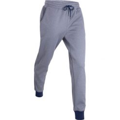 Spodnie softshell, długie bonprix ciemnoniebieski melanż. Niebieskie spodnie damskie bonprix, z softshellu. Za 149,99 zł.