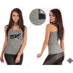 KARMA Bezrękawnik damski Tank Top Grey Shadow r. XS. Szare topy sportowe damskie marki KARMA, xs. Za 62,75 zł.