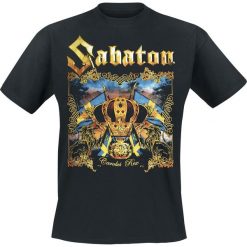 T-shirty męskie z nadrukiem: Sabaton Carolus rex T-Shirt czarny