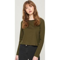 Bluzki damskie: Bluzka basic - Khaki