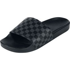 Vans Slide-On Checkerboard Sandały czarny/szary. Czarne sandały męskie Vans, z tworzywa sztucznego, z paskami. Za 79,90 zł.