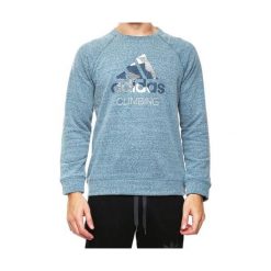 Adidas BLUZA Z LOGO ED, OUTDOOR | BLUZA (DŁUGA RĘKAW) | MINERA | 58. Bluzy damskie Adidas, bez wzorów, z długim rękawem, długie, bez kaptura. W wyprzedaży za 206,80 zł.
