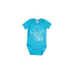 Body niemowlęce z krótkim rękawem. Niebieskie body niemowlęce TXM, bez wzorów, z krótkim rękawem. Za 7,99 zł.