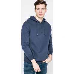 Lee - Bluza. Niebieskie bluzy męskie marki Lee, xl, z bawełny, z krótkim rękawem, krótkie, z kapturem. W wyprzedaży za 219,90 zł.