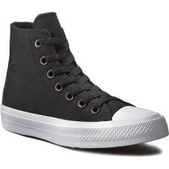 Trampki CONVERSE - Ct II Hi 150143C Black/White/Navy. Czarne półbuty damskie marki Converse, bez wzorów, z gumy, bez zapięcia. W wyprzedaży za 249,00 zł.
