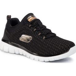 Buty SKECHERS - GRACEFUL 2.0 88888243 BKGD Black. Czarne buty sportowe damskie Skechers, z materiału, sportowe, na fitness i siłownię. Za 229,99 zł.