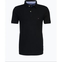 Tommy Hilfiger - Męska koszulka polo – Performance, czarny. Czarne koszulki męskie TOMMY HILFIGER, s, bez wzorów, z bawełny, polo, bez rękawów. Za 299,95 zł.