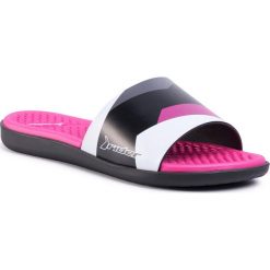 Klapki RIDER - Splash Fem 82611 Black/Pink 22267. Różowe klapki damskie Rider, bez wzorów, z tworzywa sztucznego, bez obcasa. Za 109,00 zł.