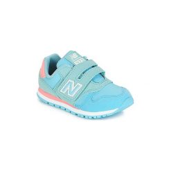 Buty Dziecko New Balance KV373. Niebieskie trampki dziewczęce New Balance, bez wzorów, bez zapięcia. Za 167,30 zł.
