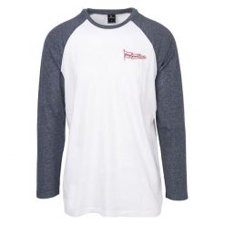 Rip Curl T-Shirt Męski Flagraglan Xxl Biały. Białe koszulki męskie Rip Curl, xxl, bez wzorów, bez kołnierzyka. W wyprzedaży za 113,00 zł.