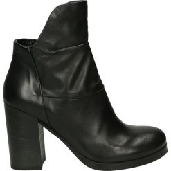Botki - 590204 NERO. Czarne botki damskie skórzane Venezia. Za 499,00 zł.