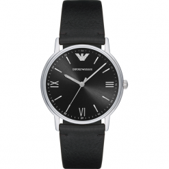 Zegarek EMPORIO ARMANI - Kappa AR11013 Black/Silver. Czarne zegarki męskie Emporio Armani. Za 759,00 zł.