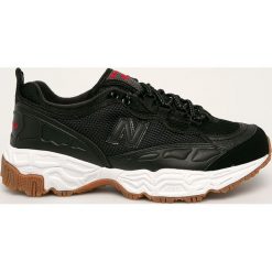 New Balance - Buty ML801BEC. Czarne sneakersy męskie New Balance, ze skóry, na sznurówki. W wyprzedaży za 199,90 zł.