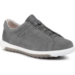 Półbuty GEOX - U Nexside A U927GA 00022 C1996 Grey. Szare półbuty męskie Geox, na co dzień, bez wzorów, z zamszu, eleganckie, bez zapięcia. Za 559,00 zł.