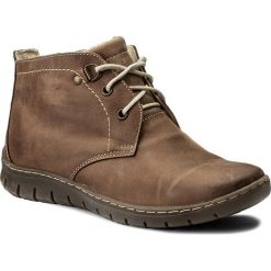 Buty zimowe damskie: Botki HELIOS – 501 C.Beż