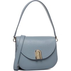 Torebka FURLA - Sleek 1045007 B BZJ6 HSF Avio Light g. Niebieskie torebki klasyczne damskie Furla, z aplikacjami, ze skóry, klasyczne, zdobione. Za 1329,00 zł.