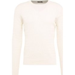 Swetry klasyczne męskie: J.LINDEBERG Sweter whisper white